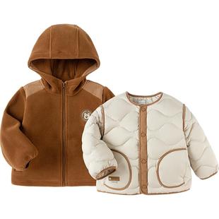 巴拉巴拉男童女童羽绒服小童宝宝加厚外套冬季新款童装儿童洋气潮