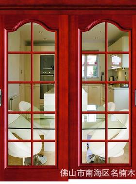 玻璃原木门卫生间门厨房推拉门浴室门阳台推拉门平开门木门批发