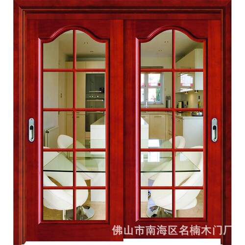 玻璃原木门卫生间门厨房推拉门浴室门阳台推拉门平开门木门批发