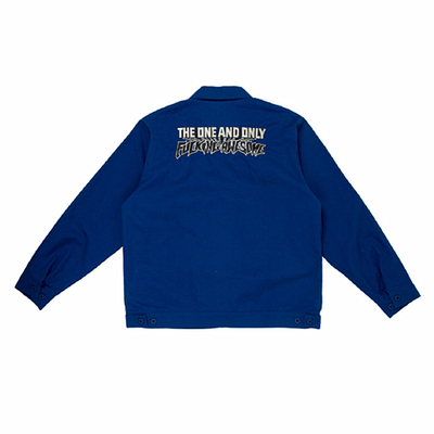 现货 Fucking Awesome标语刺绣街头滑板宽松夹克休闲拉链外套情侣