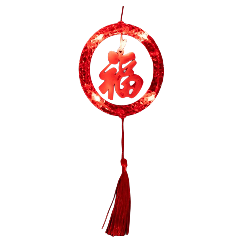 新年福字小红灯笼新款2025挂饰灯