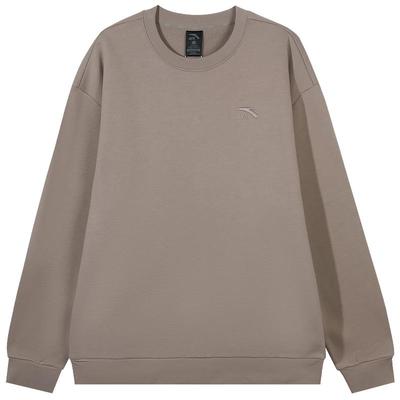 安踏加绒卫衣长袖打底衫无帽外套