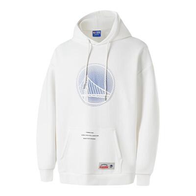 NBA官方湖人/勇士队训练时刻系列男女同款早秋运动连帽卫衣