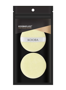 KOOBAPLUS谷芭干粉扑2个/包