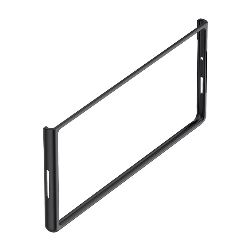 适用小米MIX FOLD4手机壳前盖边框黑色硬壳超薄mixfold4塑料PC保护外套