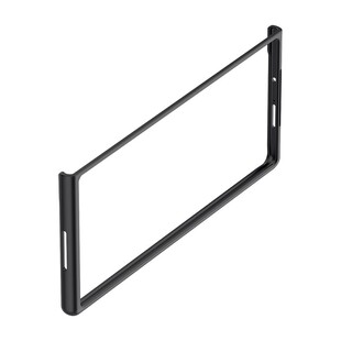 适用小米MIX FOLD4手机壳前盖边框黑色硬壳超薄mixfold4塑料PC保护外套