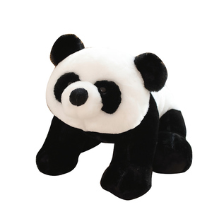 海利伟萌宝家族毛绒公仔玩偶趴姿熊猫娃娃仿真大象玩偶生日礼物女