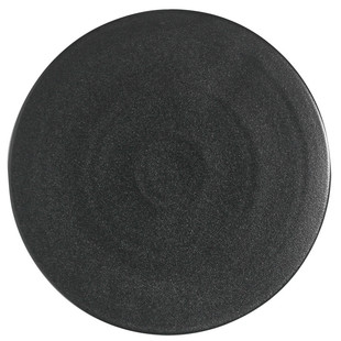 黑色磨砂西餐盘牛排盘子陶瓷餐具平板盘托盘日式寿司盘甜品蛋糕盘