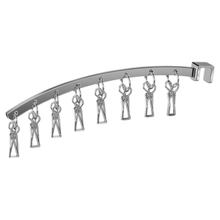 防盗窗晒袜子衣架多夹晾袜子神器不锈钢袜子夹家用阳台窗台晾衣架