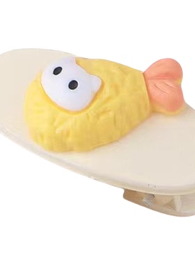 树脂仿真迷你饼干面包发夹摆件