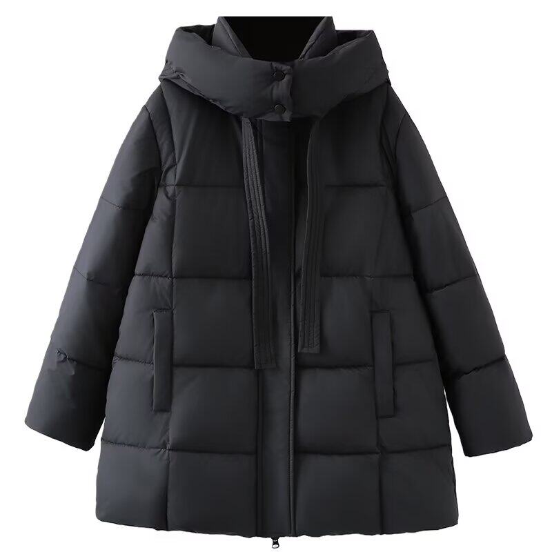 大码女装冬季新款宽松休闲棉服