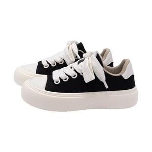 环球厚底帆布鞋男款2025新款夏季鞋子男百搭潮鞋休闲耐磨运动板鞋