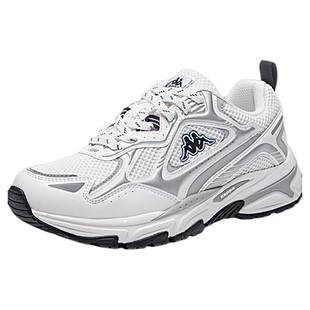 Kappa男鞋老爹鞋春季新款2026情侣复古跑鞋子男款经典跑步运动鞋