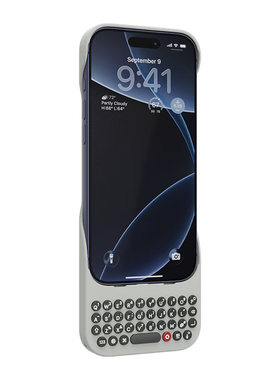 clicks适用于苹果iPhone17/17pro通用键盘手机壳保护套支持磁吸外置键盘实体按键