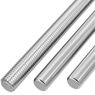 细牙丝杆304不锈钢反牙牙条螺丝栓M6M8M10M12M16M20*1*1.25*1.5*2