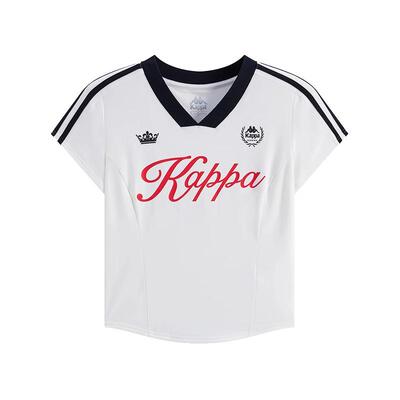 Kappa卡帕女装2025秋季新款运动休闲简约百搭短袖T恤K0F62TD02