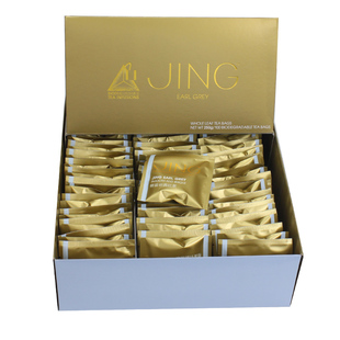 英国JING TEA茶包100片 伯爵红茶茉莉银针薄荷茶香茅生姜黄金桂茶