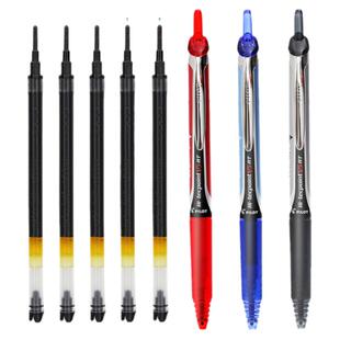 日本pilot百乐笔BXRT按动中性笔V5开拓王水笔学生黑笔V5RT笔芯0.5