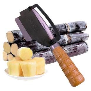 久保利甘蔗刀削皮器锰铁钢水果摊削甘蔗专用刀刮刨皮器甘蔗削皮刀