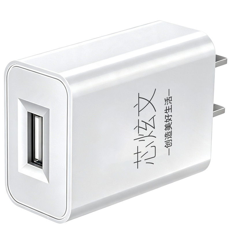 芯炫文氮化镓5v3a充电器插头双口usb充电头15w多口手机快充电源适配器适用苹果华为安卓平板风扇耳机台灯通用