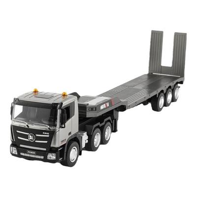 汇纳遥控半挂车拖车平板拖车玩具