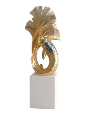 年年有余大型落地摆件乔迁送礼