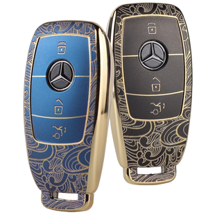 奔驰钥匙套glb200a级eqc男女适用于gle350glaglse级e300l钥匙壳