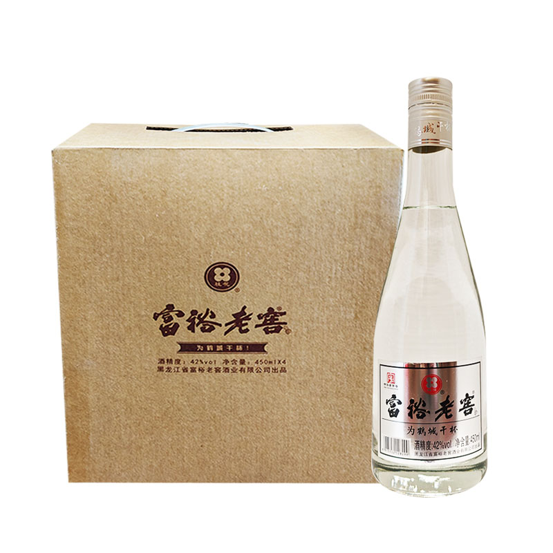4瓶 酒厂直供 富裕老窖为鹤城白酒/调香白酒