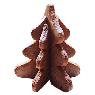 白小狐立体圣诞树饼干模具套装超大3D拼装树摆台切模烘焙蛋糕装饰