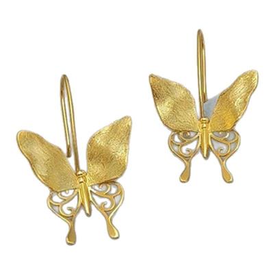 仙气蝴蝶拉丝工艺灵动气质