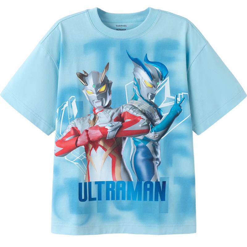 【奥特曼IP】巴拉巴拉童装儿童短袖T恤夏男大童休闲上衣