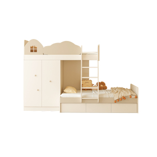 考拉森林错位型上下床双层床带衣柜高低子母床儿童床错位床上下铺