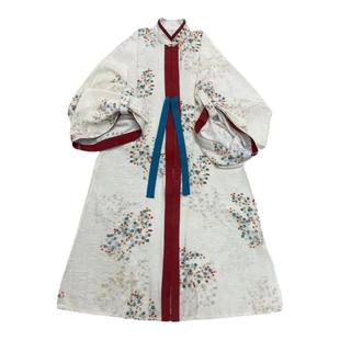 十里七巷 好柿 明制立领对襟汉服套装长衫汉元素春秋主腰长裙套装