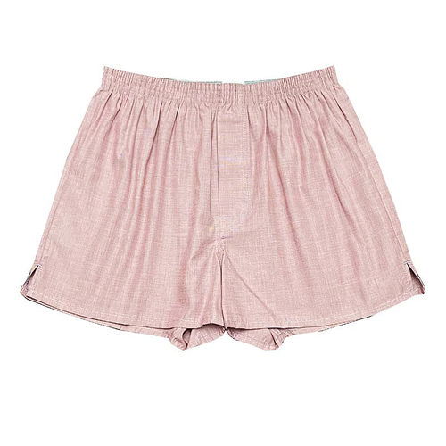 出口日本全棉内裤男士平角裤阿罗裤宽松大码薄款家居短裤开叉中腰