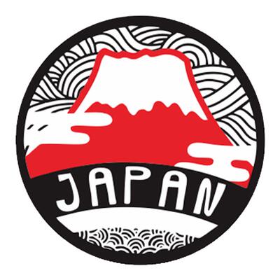富士山电脑贴纸苹果局部不留胶