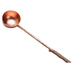 铜分茶器长柄分茶勺单只煮茶器功夫茶具煮茶勺子茶道配件浴佛勺