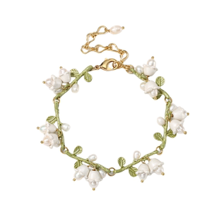 SELENICHAST原创设计幸福铃兰花手链小众精致送女友生日礼物手饰