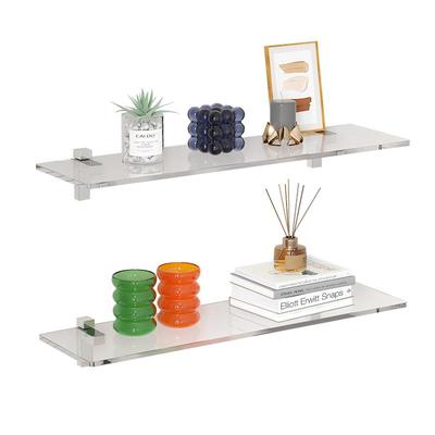 浴室客厅墙上置物架透明