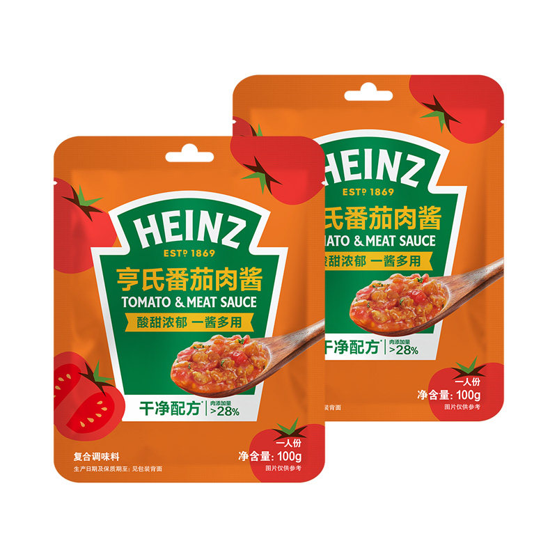 亨氏番茄肉酱100g意面酱拌饭酱类调料