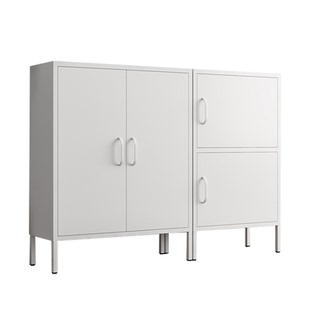 科菲亚铁艺餐边柜酒水茶水简约客厅收纳置物柜厨房餐具家用展示柜