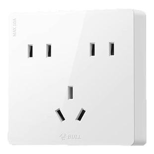 公牛插座正品官方旗舰店明装插座公牛七孔插座明装公牛7孔插座板