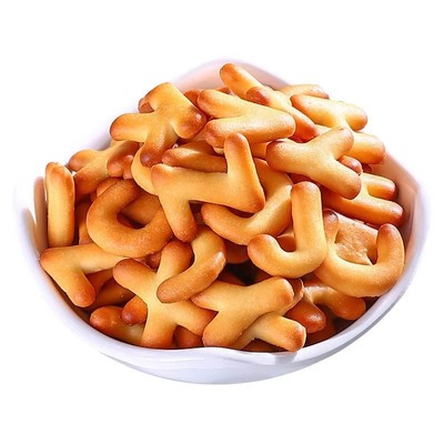 字母数字饼干益智启蒙零食