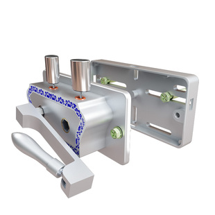 手摇器配件通用免打孔棘轮升降器晾衣架多孔距手摇杆升降盒手摇机