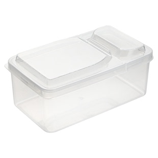 香料收纳盒带盖厨房佐料盒香料专用食品级分隔盒翻盖密封保鲜盒