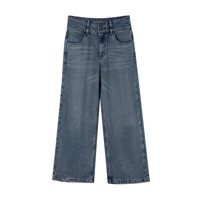 EXCEPTION例外女装春季裤子修身自然腰休闲九分裤铅笔裤