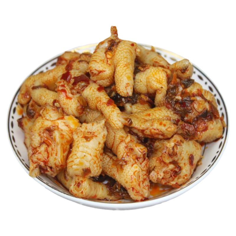 有友泡凤爪1斤重庆特产山椒味酸菜味混合鸡爪子独立小包零食整箱