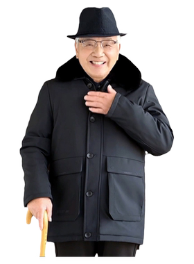 加绒加厚冬季多口袋棉衣