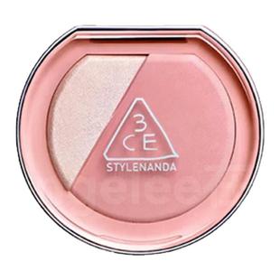 3ce焕妆腮红高光盘二合一lazytalk半熟蜜桃双拼monopink氛围色新