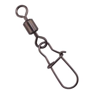 路亚黑镍304不锈钢旋转转环别针8八字环连接器钓鱼垂钓渔具小配件