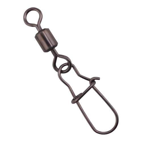 路亚黑镍304不锈钢旋转转环别针8八字环连接器钓鱼垂钓渔具小配件